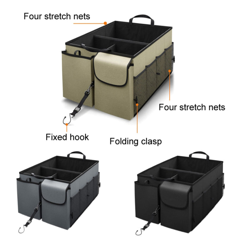 Portable Car Trunk Storage Box Foldable 600D Oxford Cloth Sundries Container Portable Car Trunk Storage Box Foldable 600D Oxford Cloth Sundries Container